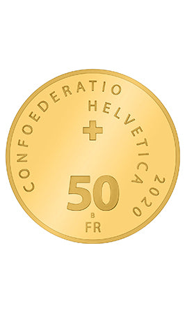 50 Swiss Francs Gold Coin – Swissmint - Roger Federer